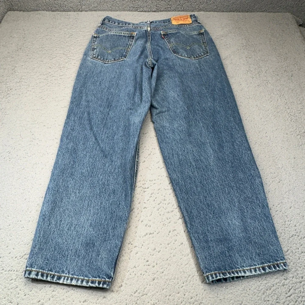 Levi's 560 Jeans Mens 33x30 Blue Comfort Fit Loose Tapered Leg Baggy Denim